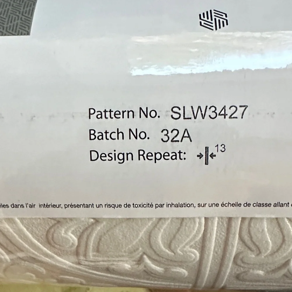 Scott Living White Paintable Wallpaper